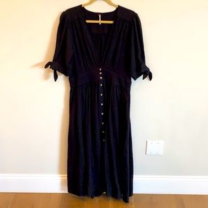 Free People Love of My Life Dress, Black, Large
